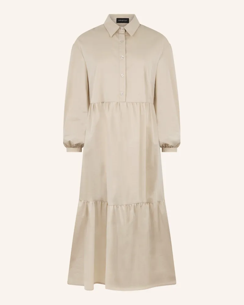 Apart Midi Kleid beige Beige