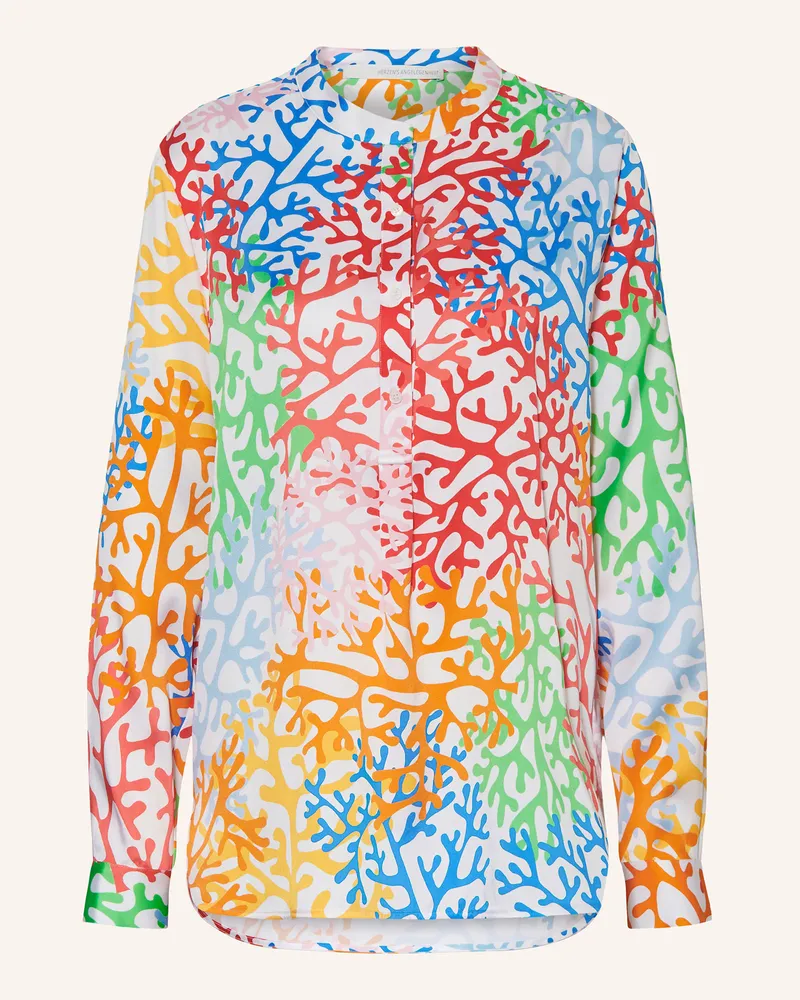 Herzen's Angelegenheit Blusenshirt aus Seide Blau
