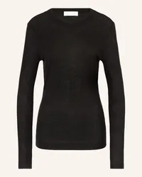 Rich&Royal Longsleeve mit Glanzgarn Schwarz