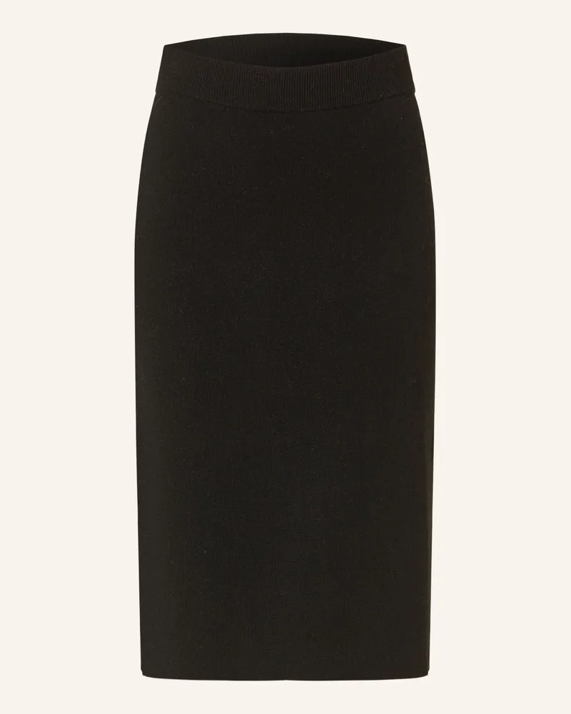 Darling Harbour Strickrock mit Cashmere Schwarz