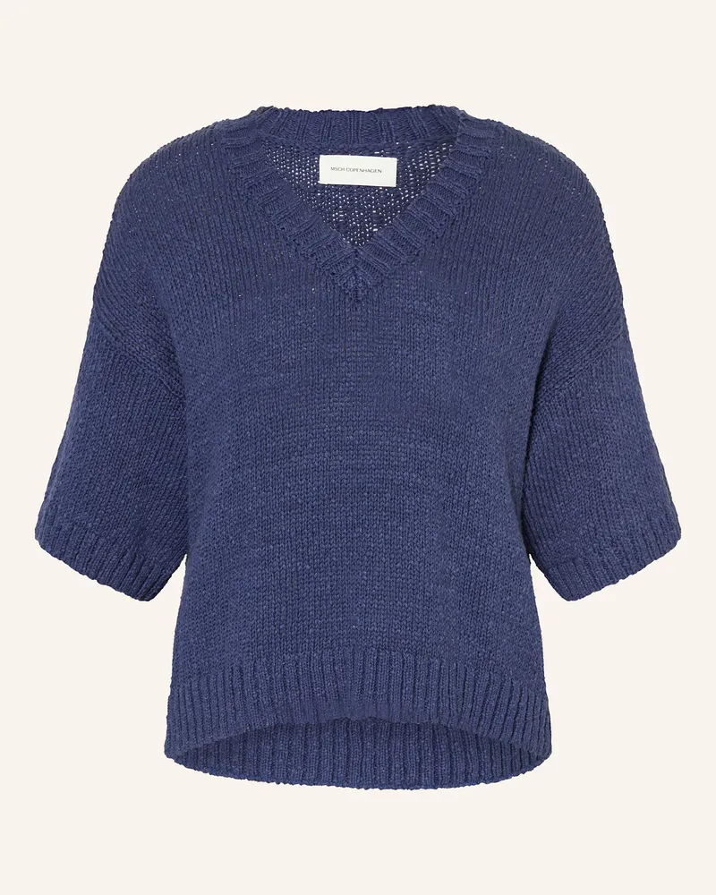 MOSS COPENHAGEN Strickshirt MSCHHANNALIE Dunkelblau
