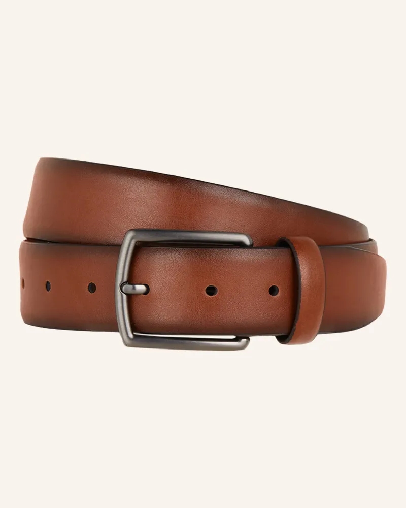 Brax Ledergürtel braun Cognac
