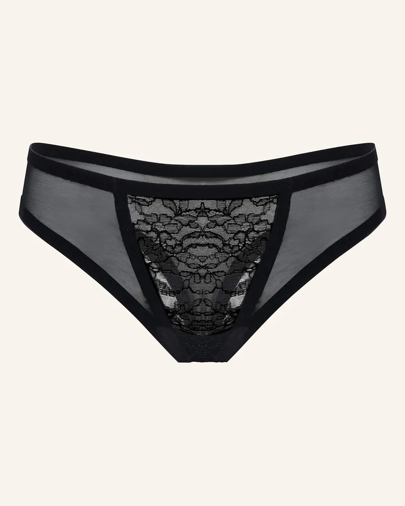 Wolford Lingerie String BONDED TO LEAVERS STRING Schwarz