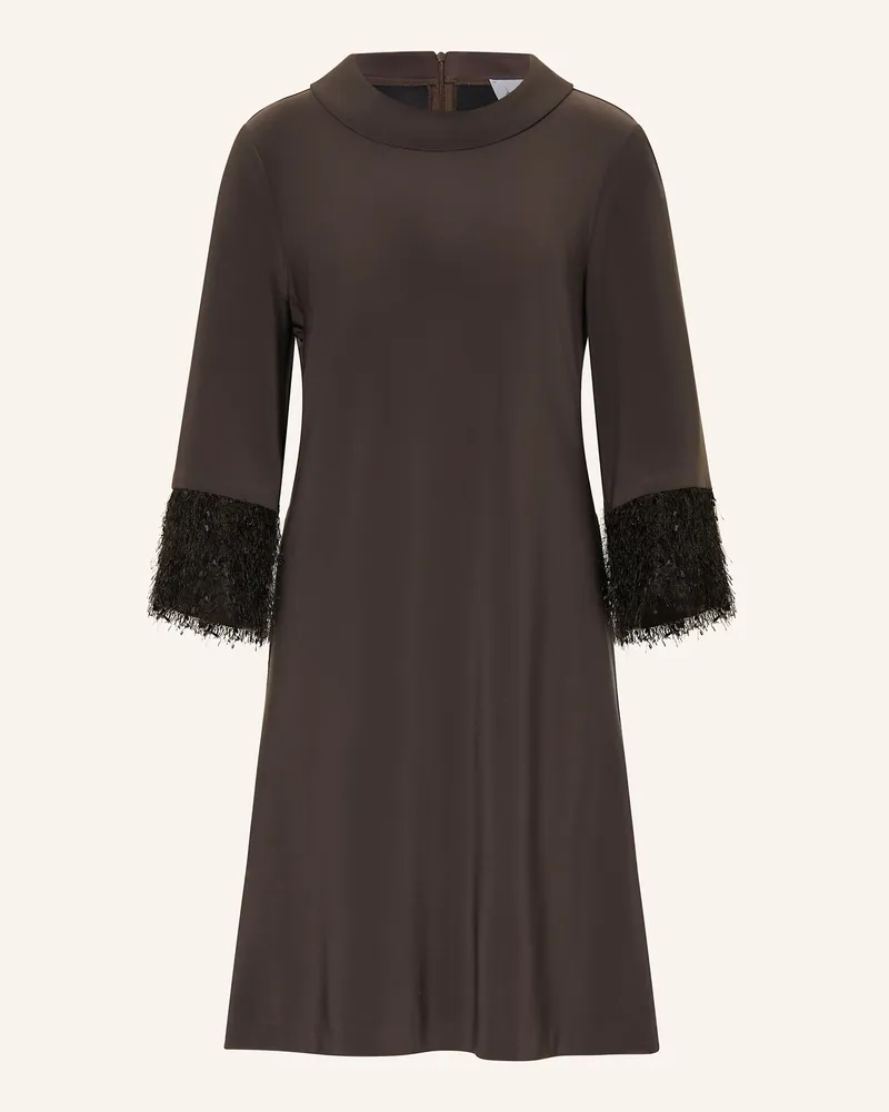 Joseph Ribkoff Kleid mit 3/4-Arm Dunkelbraun