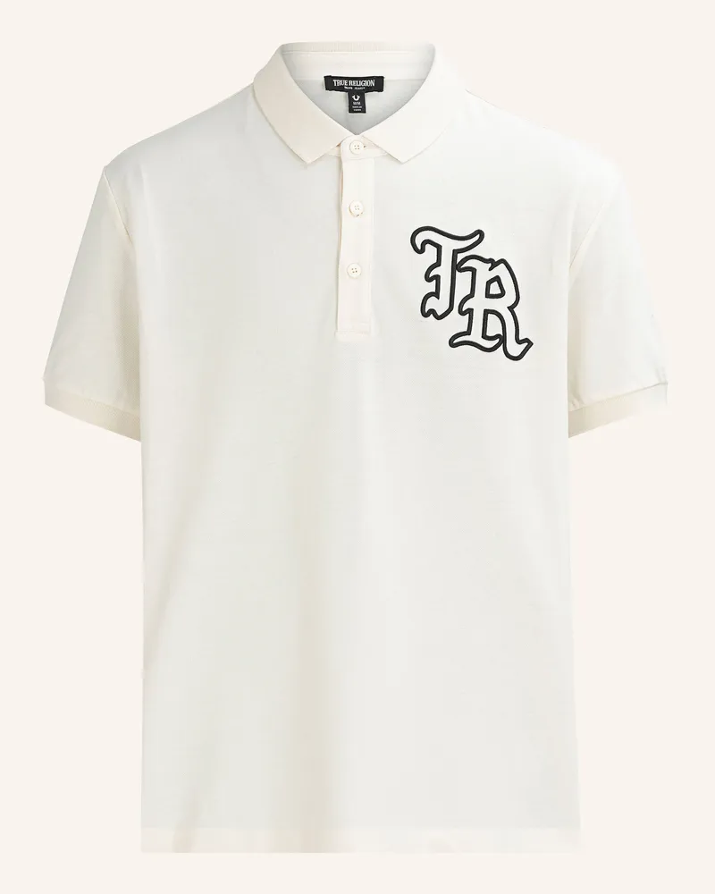True Religion Poloshirt weiss Weiss