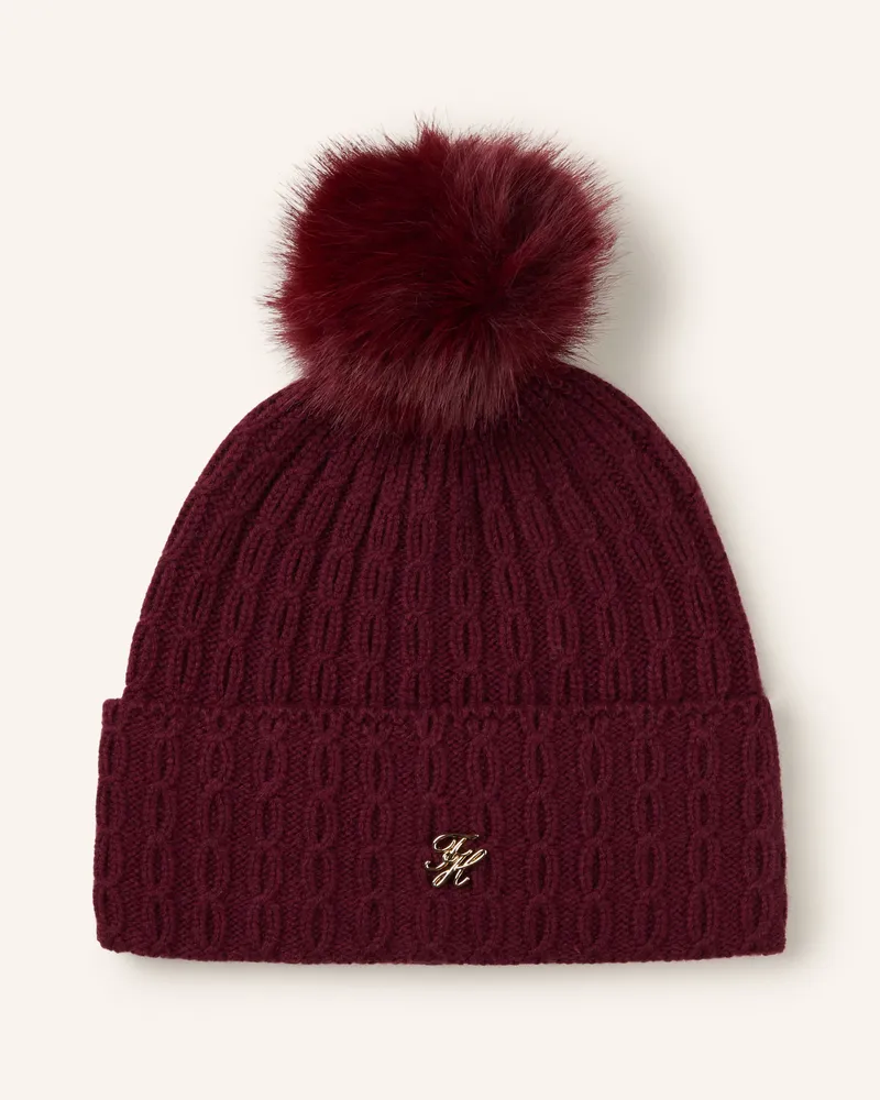 Tommy Hilfiger Mütze rot Dunkelrot