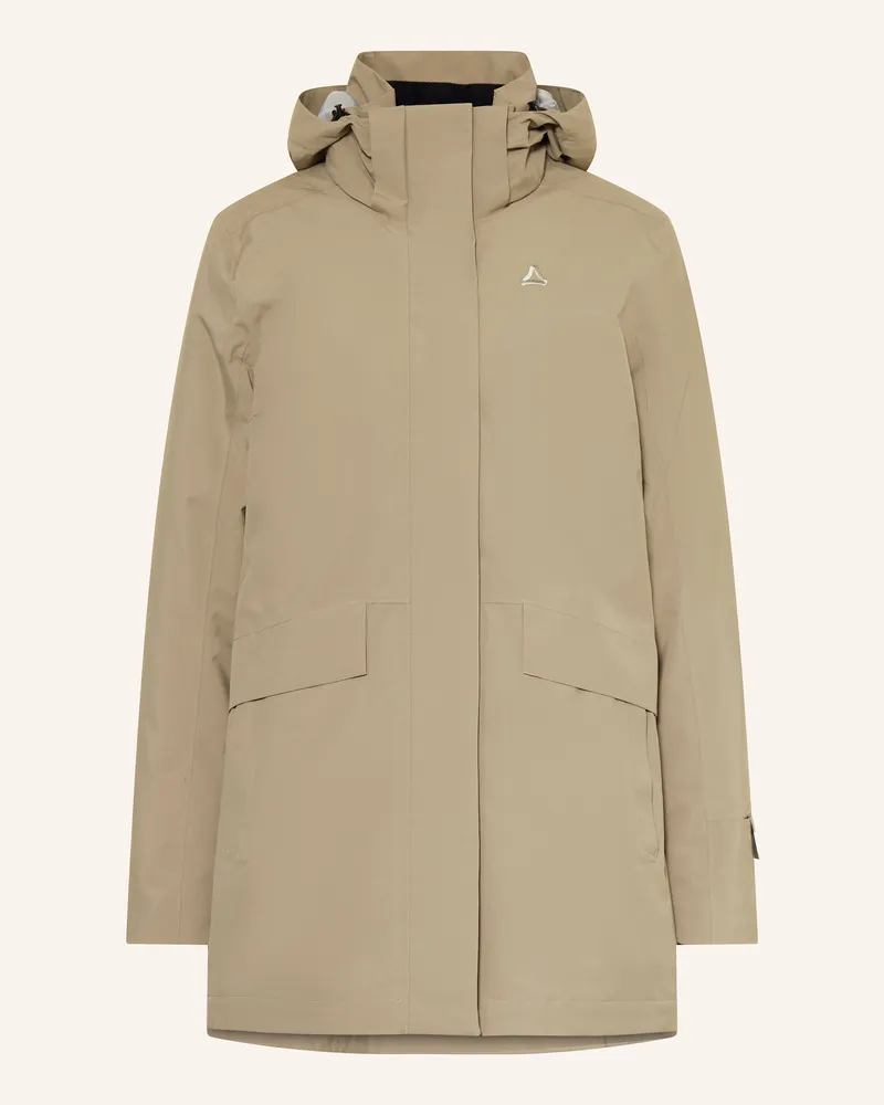Schöffel 2-In-1-Jacke Borkol beige Khaki