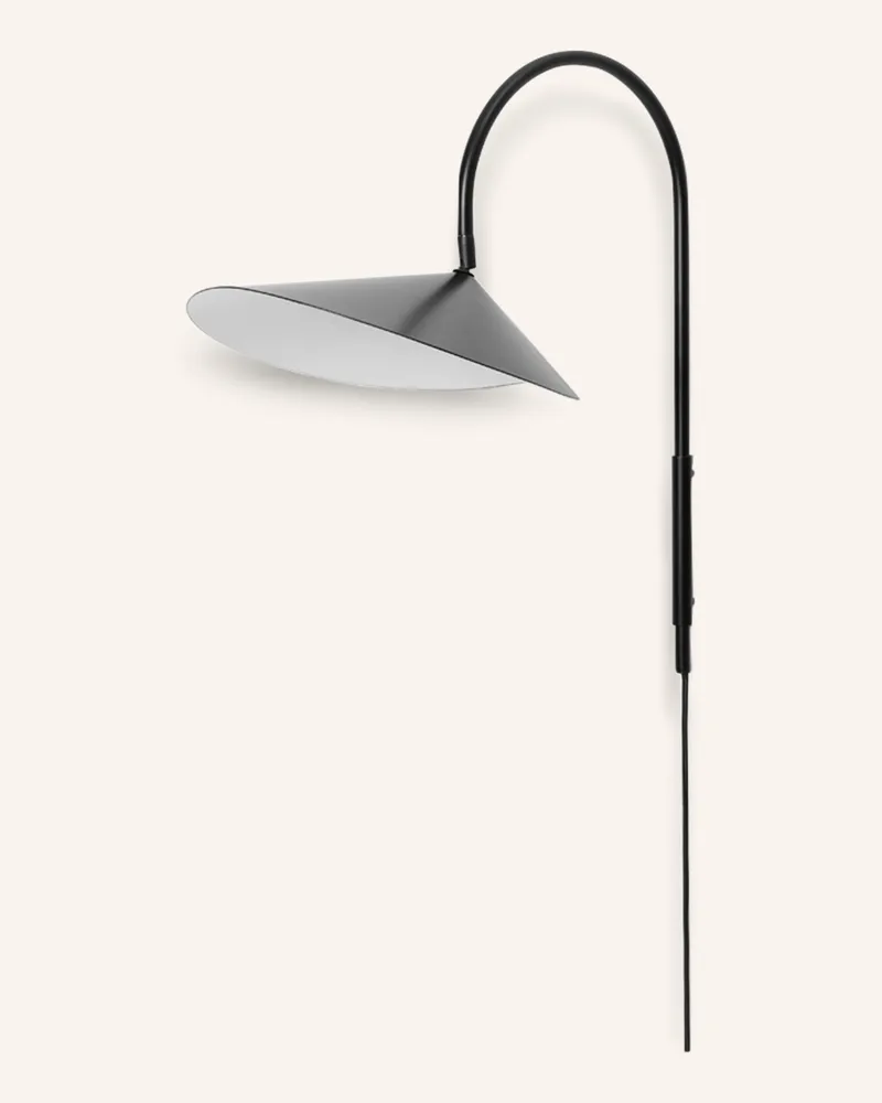 ferm LIVING Wandleuchte ARUM Schwarz