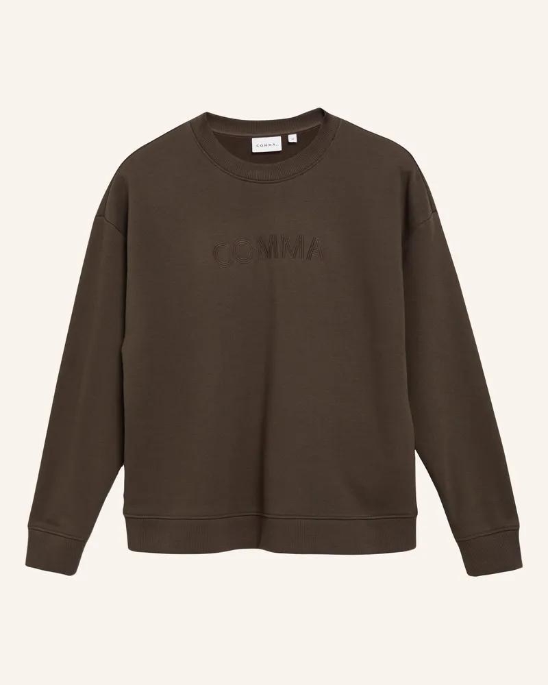 COMMA Sweatshirt braun Braun