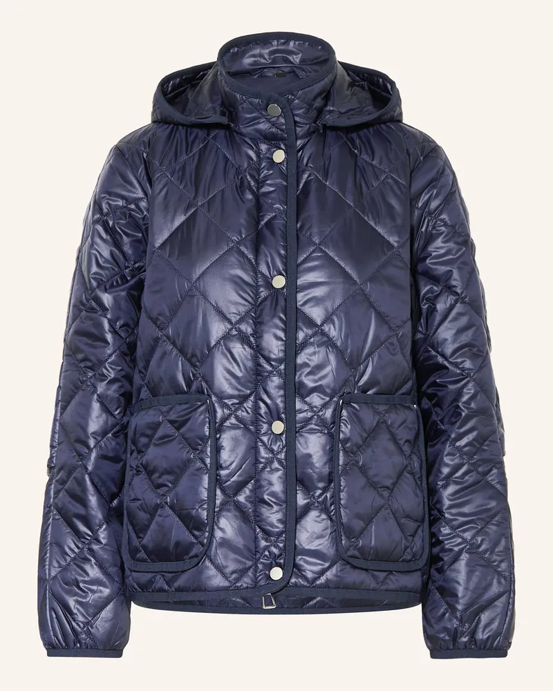 Darling Harbour Steppjacke Mit Abnehmbarer Kapuze blau Dunkelblau