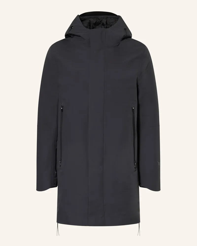 KRAKATAU 2-In-1-Parka Planck Liner grau Dunkelgrau