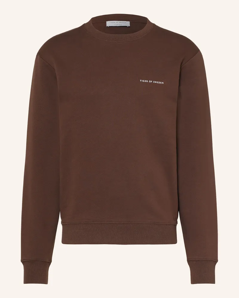 Tiger of Sweden Sweatshirt Emerson braun Dunkelbraun