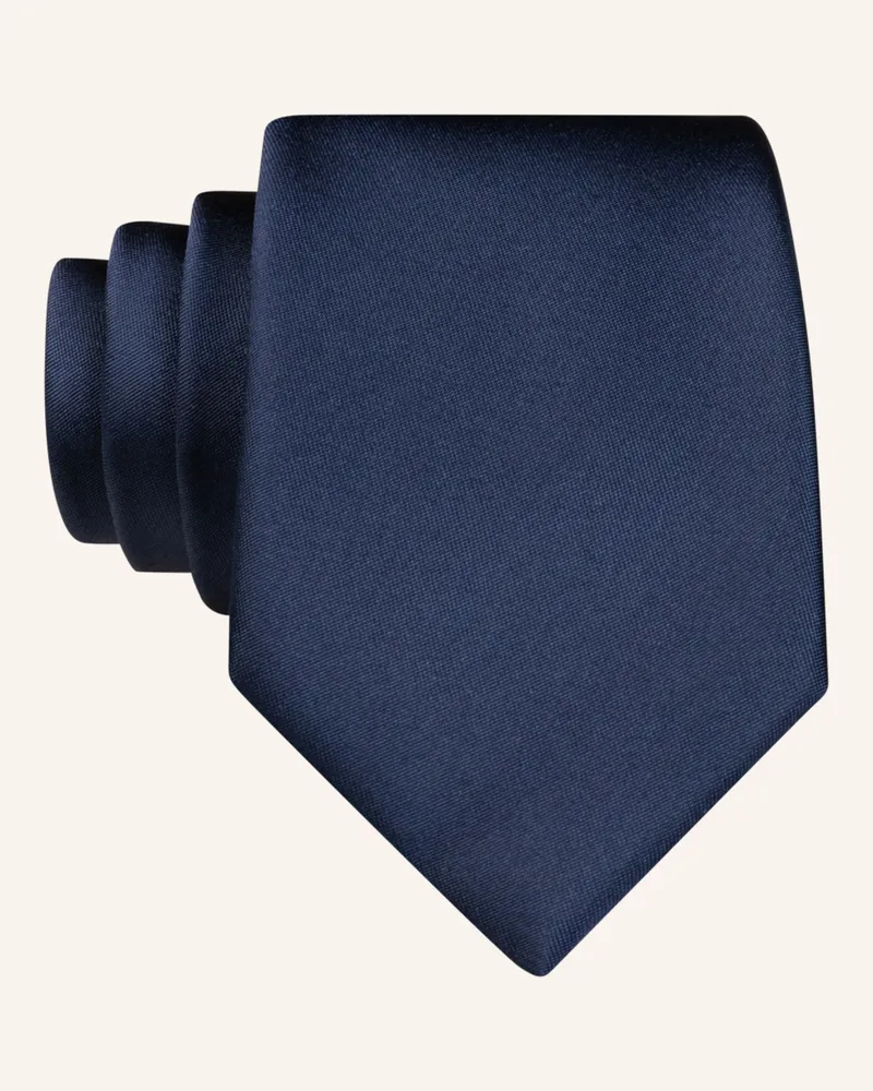 paul Krawatte blau Dunkelblau