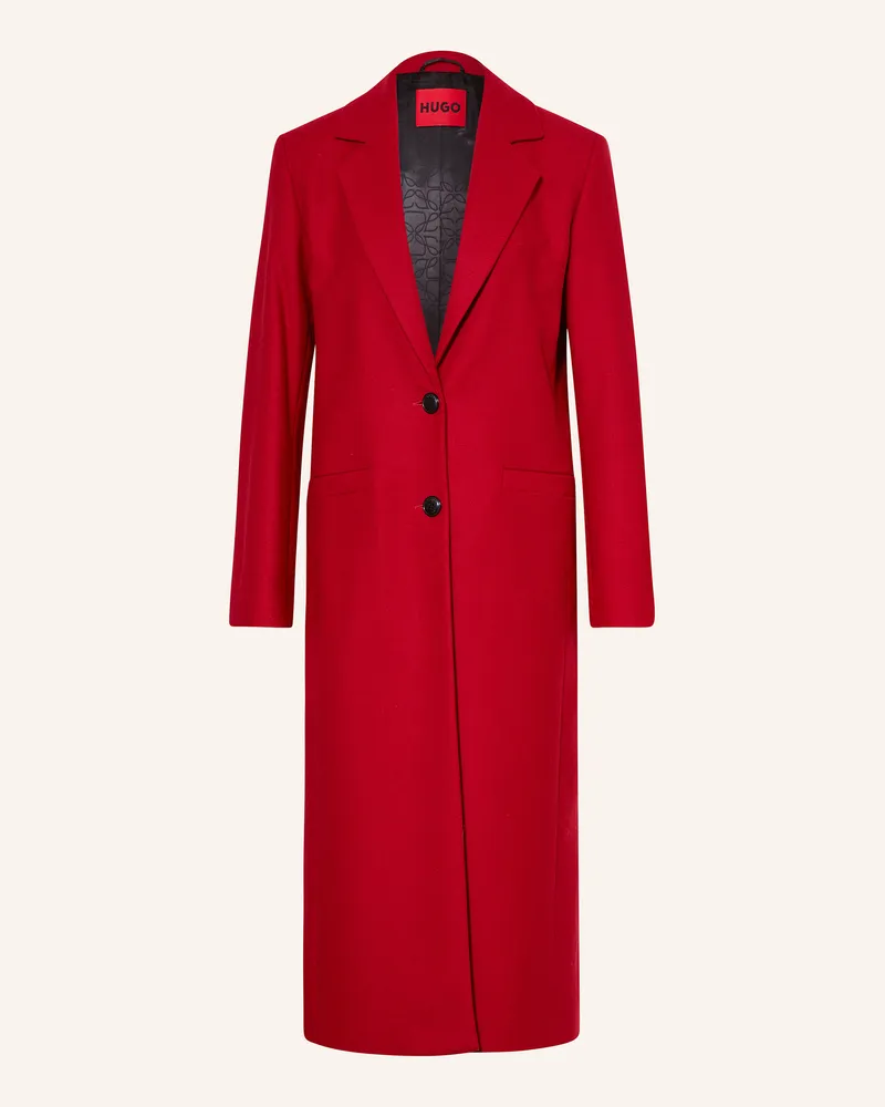 HUGO BOSS Wollmantel Mojeni rot Rot