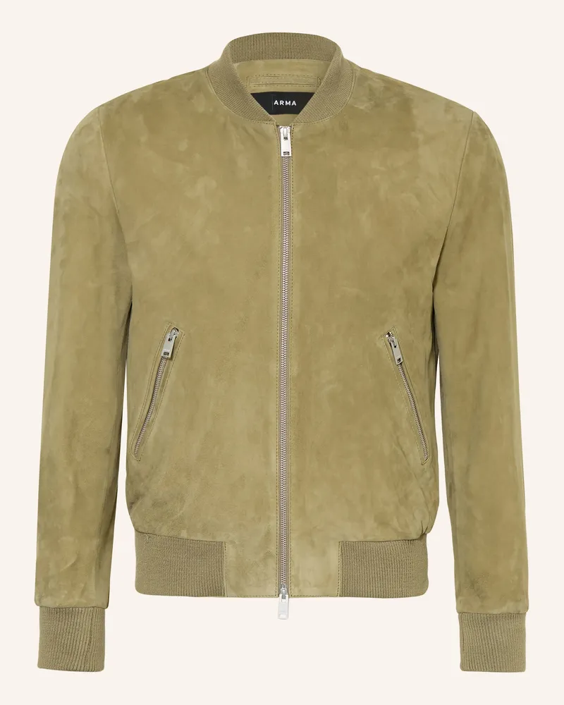 Arma Lederblouson DIDIER Oliv