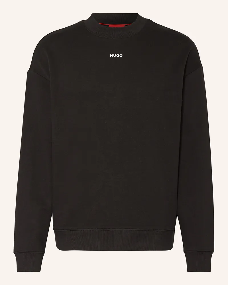 HUGO BOSS Sweatshirt Dapocrew schwarz Schwarz