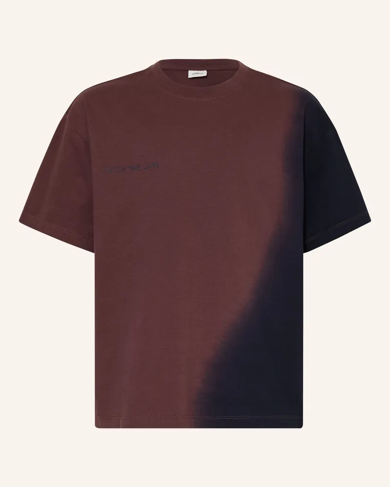 S.Oliver T-Shirt braun Braun