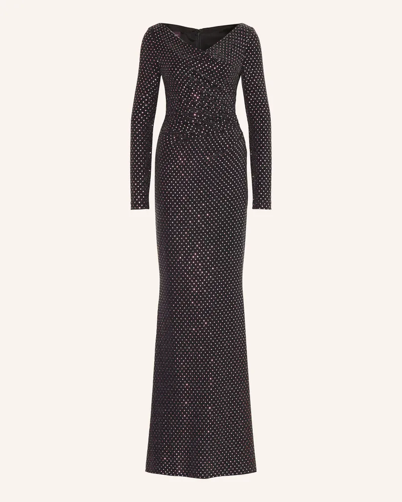Talbot Runhof Abendkleid Mit Glitzergarn Und Schmucksteinen rosa 300