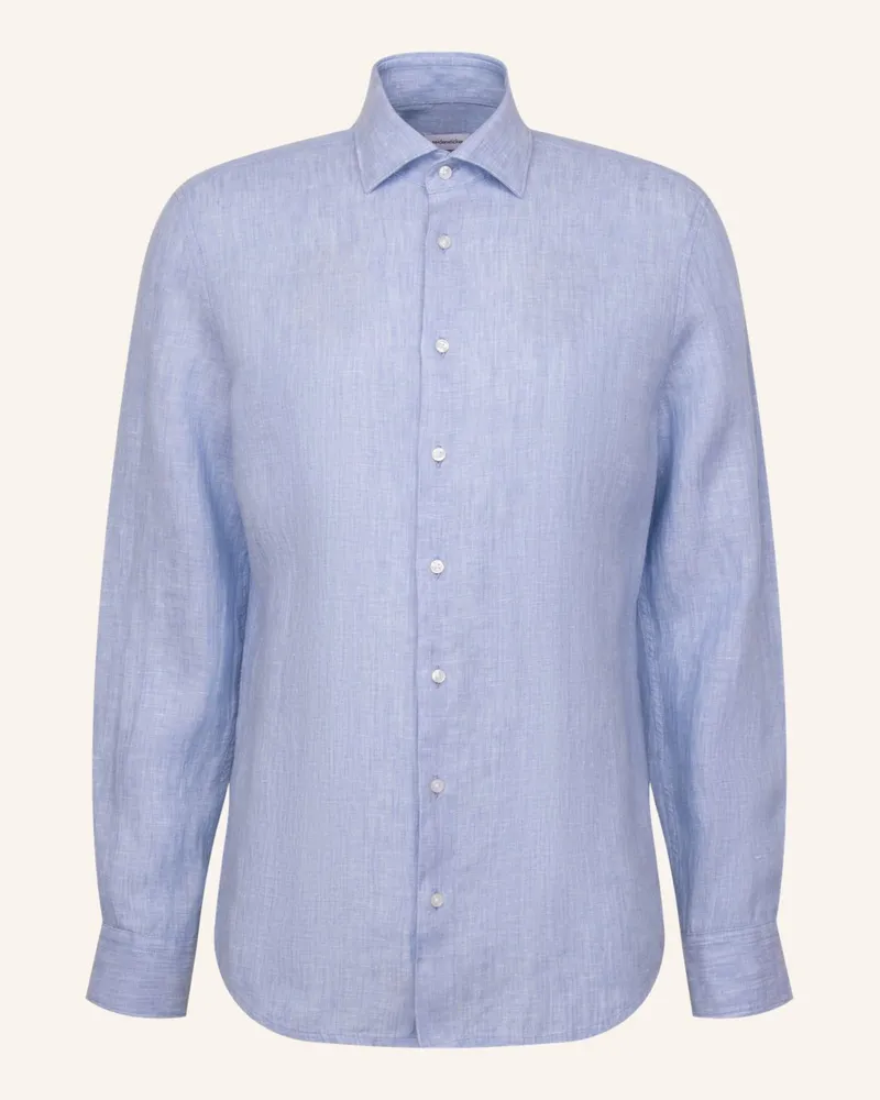 Seidensticker Leinenhemd Slim Fit Blau