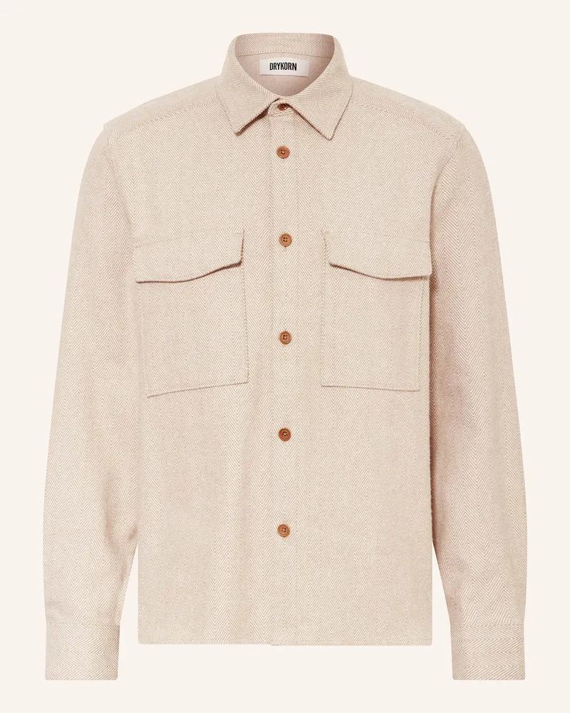 Drykorn Flanell-Overjacket GUNRAY Beige