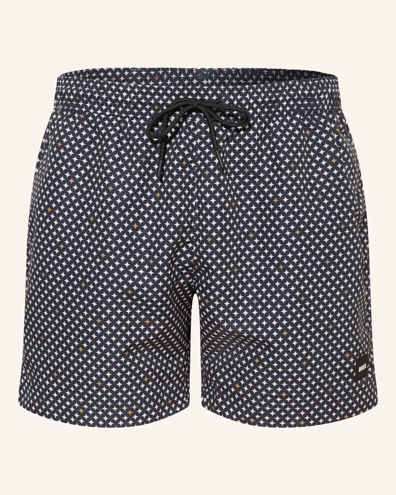 HUGO BOSS Badeshorts Vibe schwarz Dunkelblau