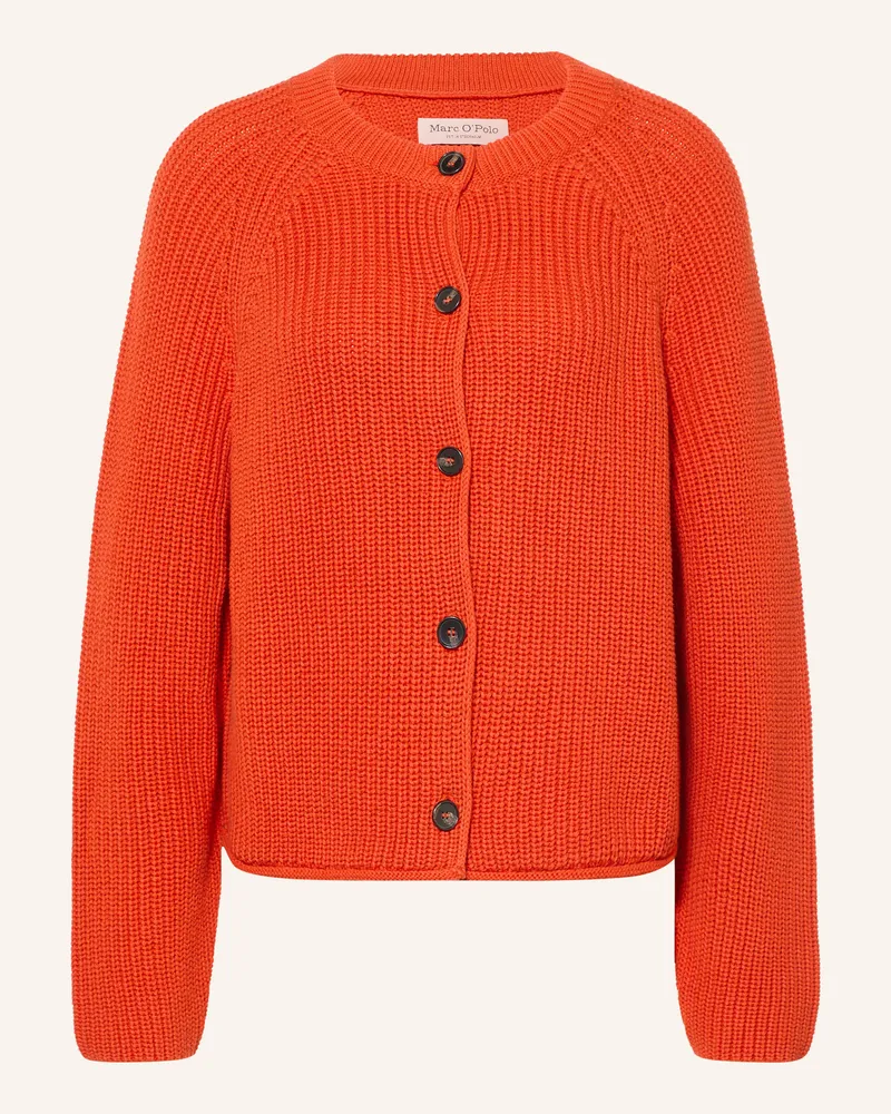 Marc O'Polo Strickjacke orange Orange