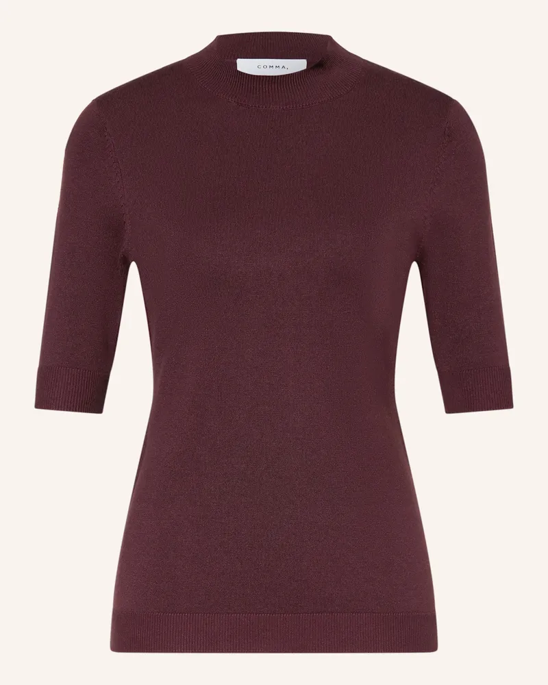 COMMA Strickshirt rot Dunkellila