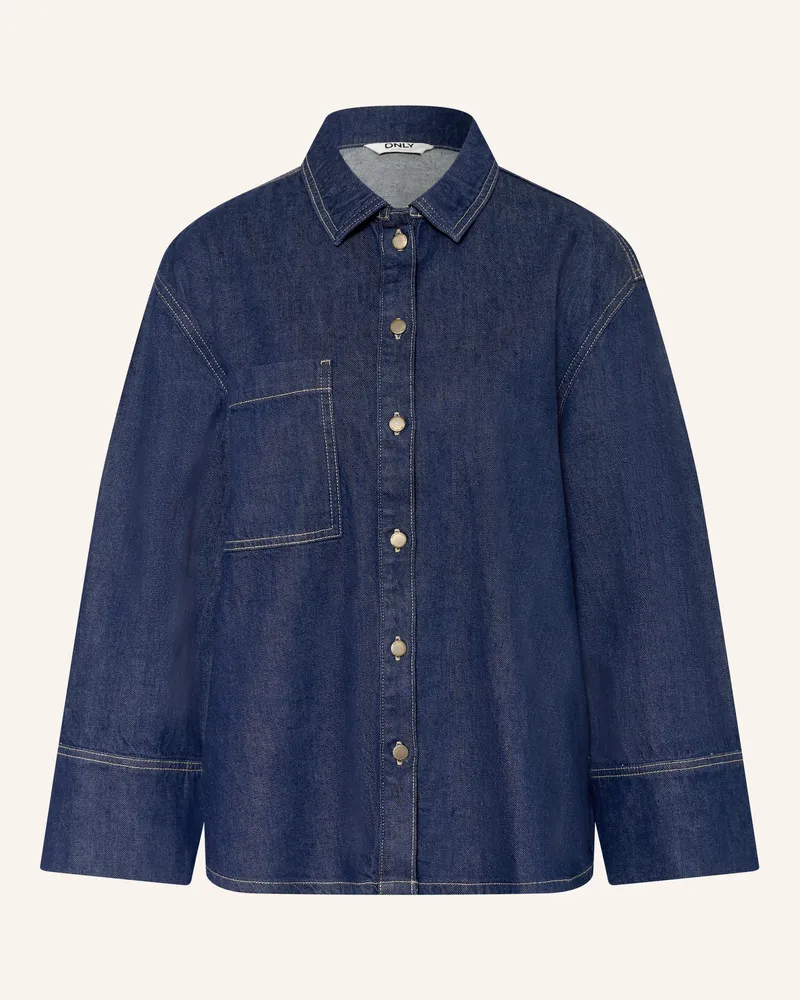 only Jeans-Overshirt blau Dunkelblau