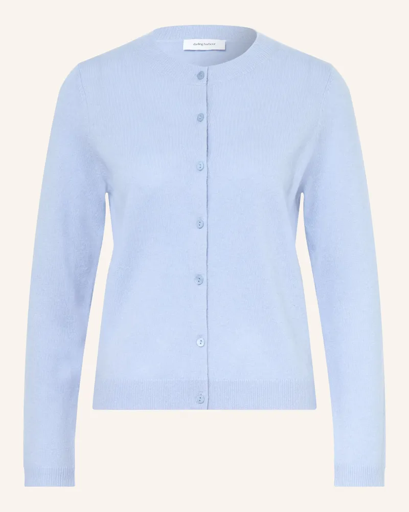 Darling Harbour Strickjacke Aus Cashmere blau Corn