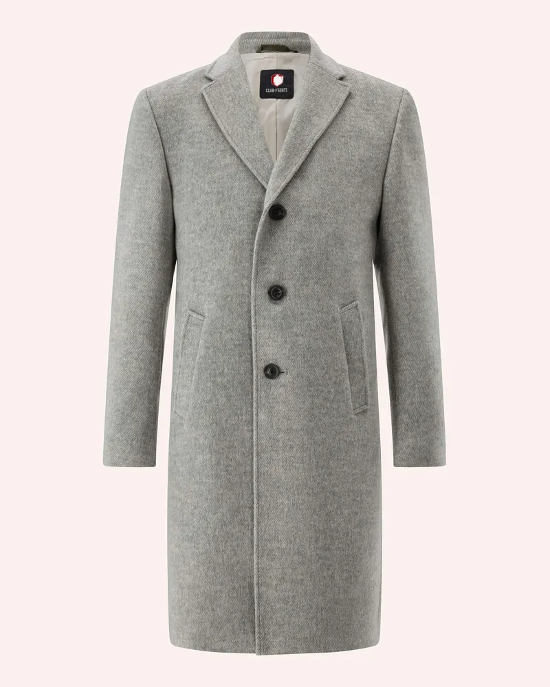 CG Mantel CG Manfred Slim Fit Hellgrau