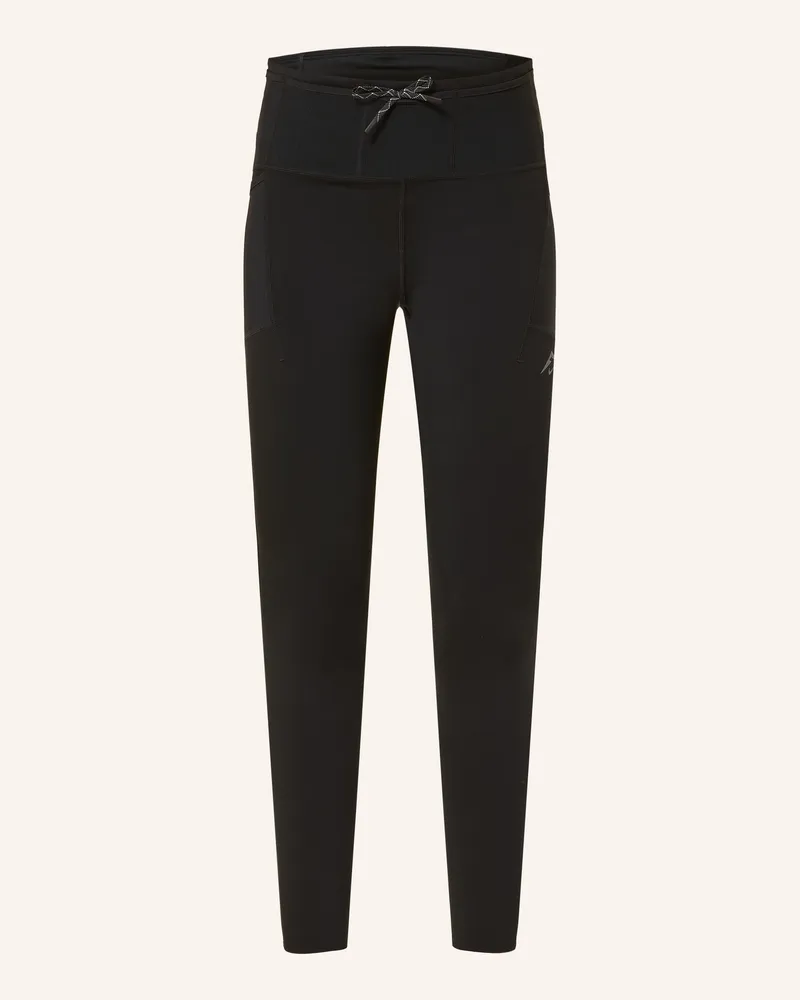 Nike Lauf-Tights NK TRAIL Schwarz