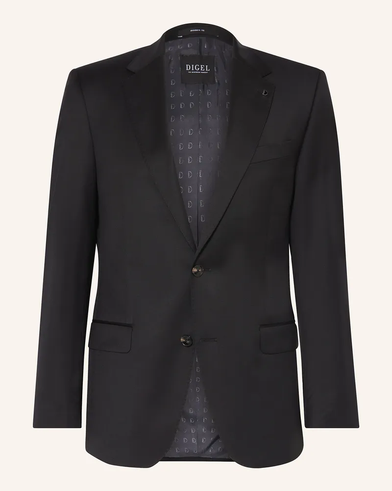 Digel Anzugsakko Duncan Modern Fit schwarz Schwarz