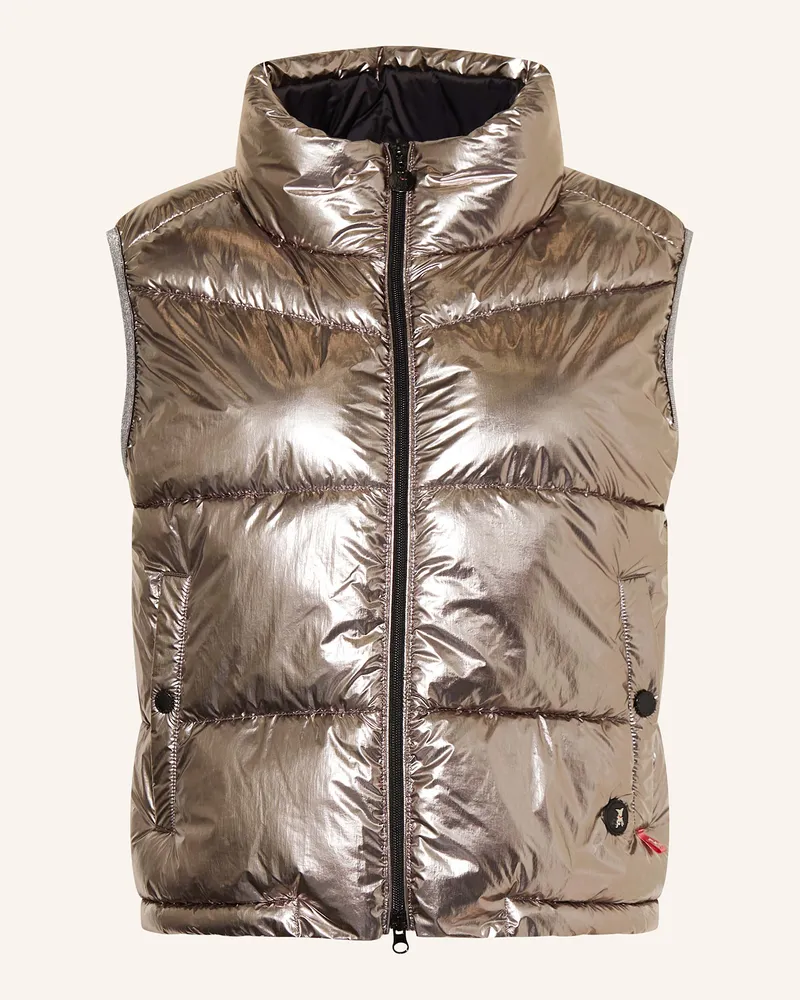 Frieda & Freddies Steppweste silber Silber