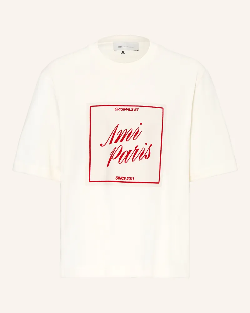 AMI Paris T-Shirt Ecru