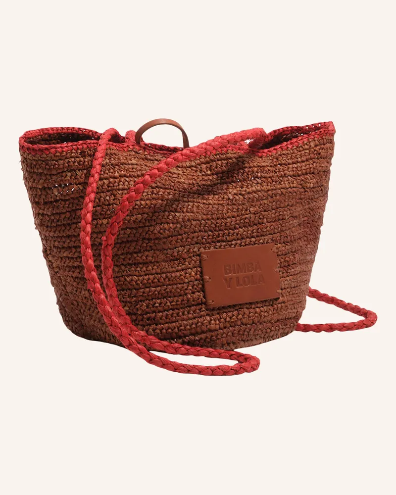 BIMBA Y LOLA Korbtasche braun 