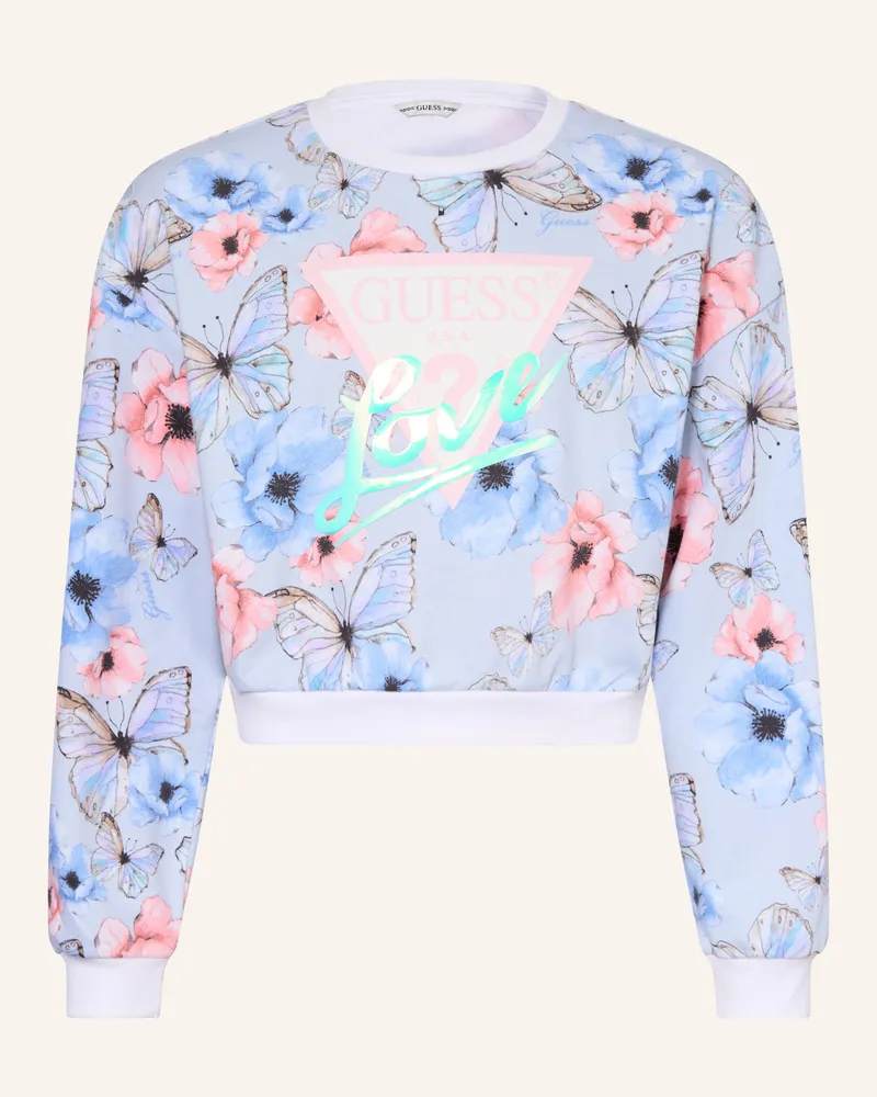 Guess Sweatshirt Hellblau