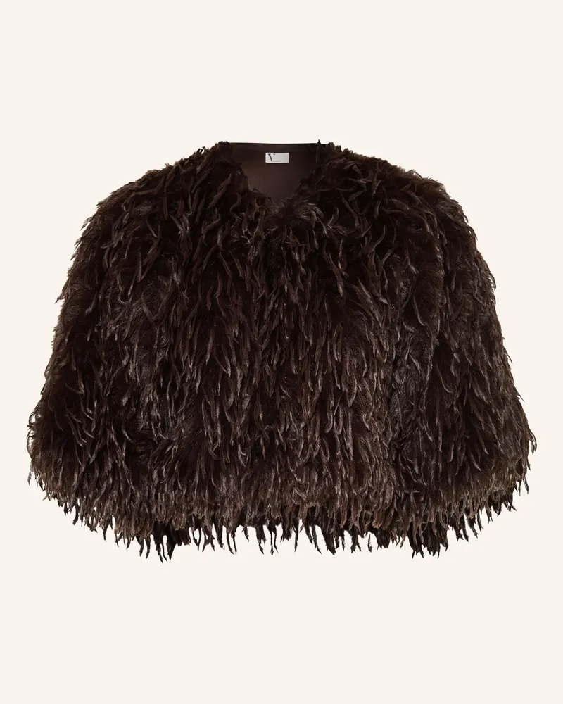 Vera Mont Kunstfell-Bolero braun Dunkelbraun