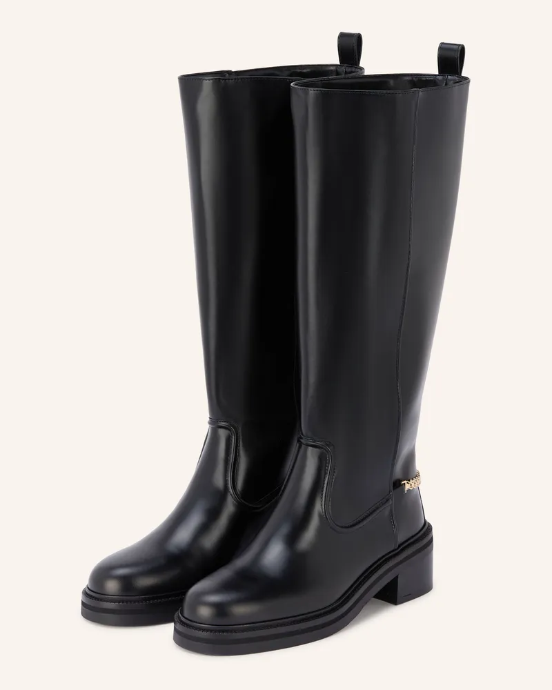 Maje Stiefel schwarz Schwarz