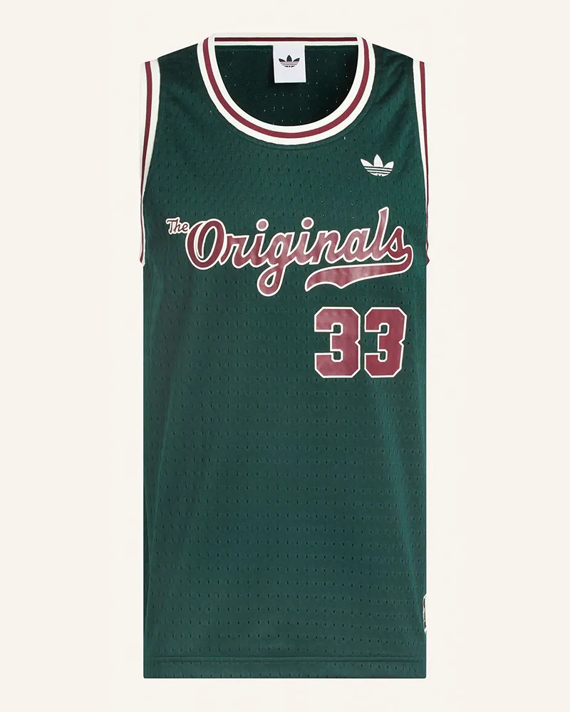 adidas Tanktop BASKETBALL JERSEY Grün