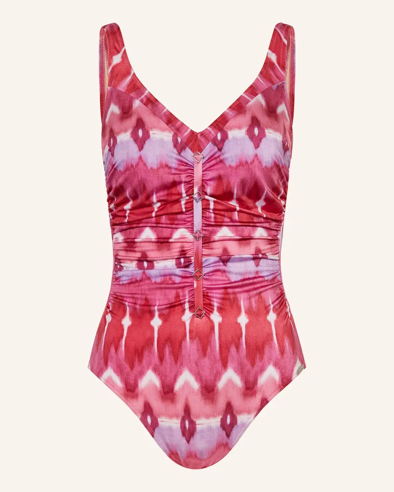 Charmline Shape-Badeanzug Ikat Energy pink Pink