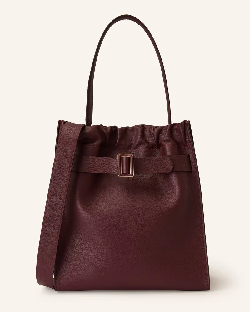 BOYY Shopper SCRUNCHY TOTE Dunkelrot