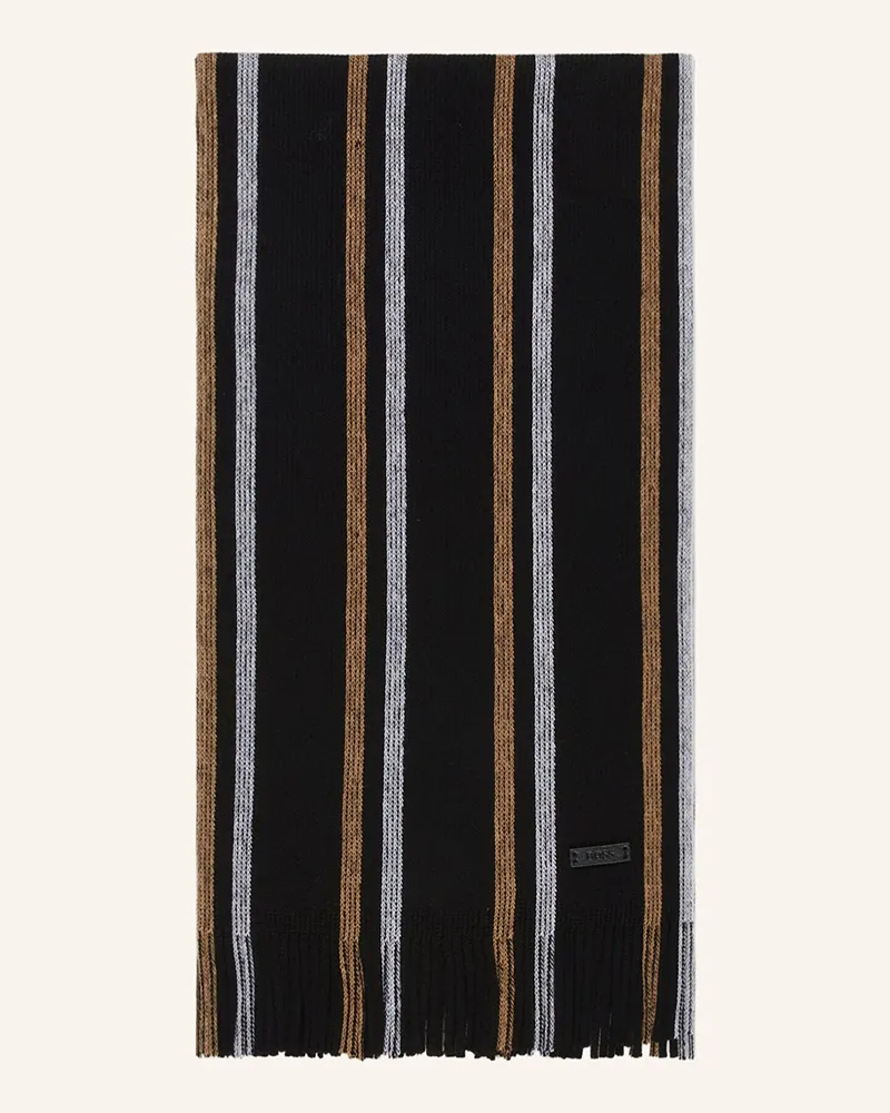HUGO BOSS Schal Albas_Iconic schwarz Schwarz