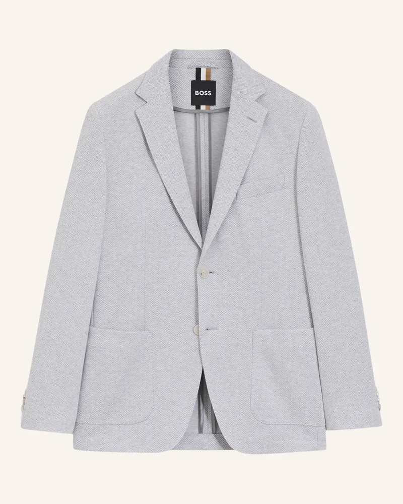 HUGO BOSS Blazer C-Jaye-J-241 Regular Fit silber Silber