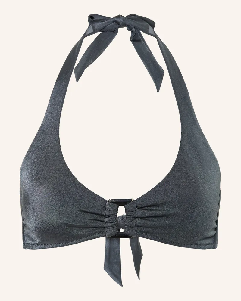 Heidi Klein Neckholder-Bikini-Top Olympus silber Petrol