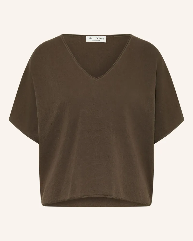 Marc O'Polo Strickshirt gruen Dunkelgrün
