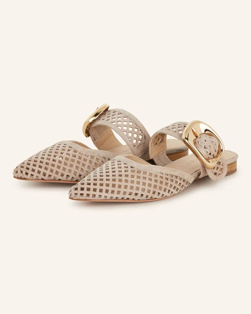 Thea Mika Pantoletten MARZIA 10 Taupe