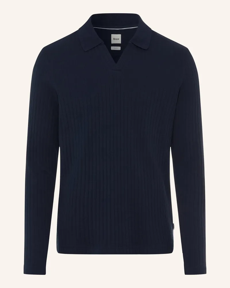 Brax Langarmshirt Style Princeton blau Blau