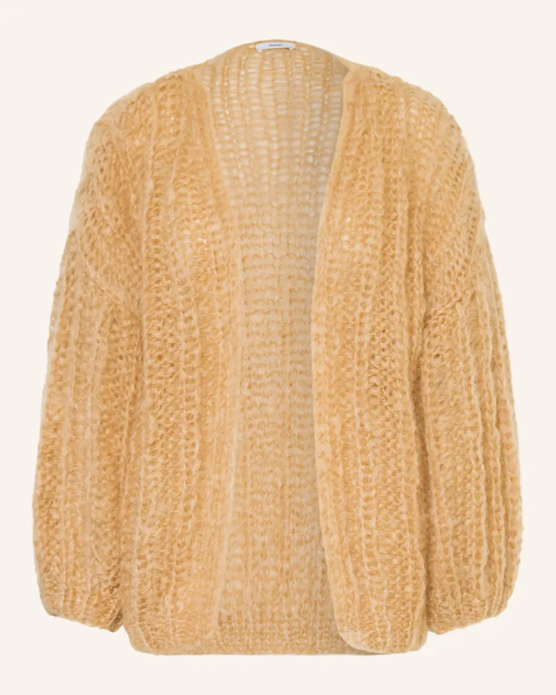 MAIAMI Strickhülle Mit Mohair braun Camel