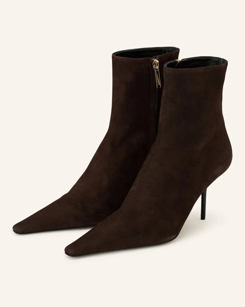 Victoria Beckham Stiefeletten Dunkelbraun