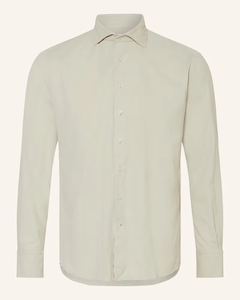 Artigiano  Cordhemd Classic Fit Beige